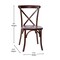 Flash Furniture Advantage Walnut X-Back Chair X-BACK-W - alternate 17